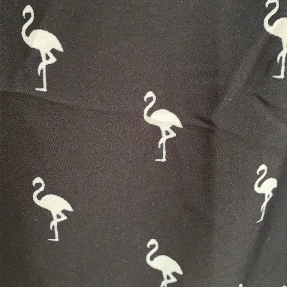 TWIK, Sleeveless Black dress with 🦩 print, M - Picture 5 of 6